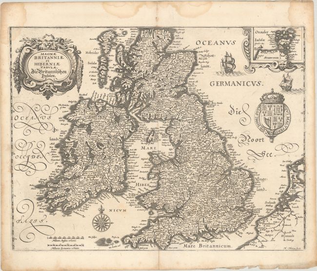 Magnae Britanniae et Hiberniae Tabulae. Die Britannischen Insulen