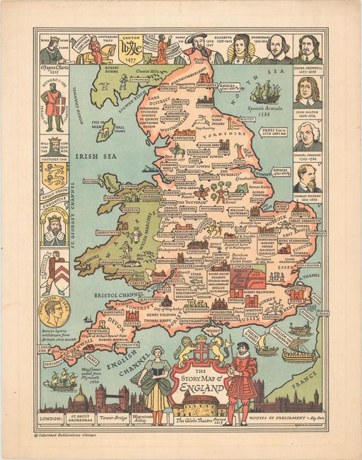 The Story Map of England