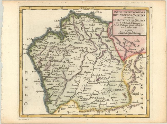Partie Septentrionale des Etats de Castille ou se Trouve le Royaume de Gallice