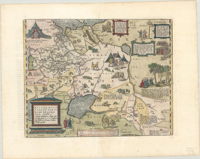 Russiae, Moscoviae et Tartariae Descriptio. Auctore Antonio Ienkensono Anglo...