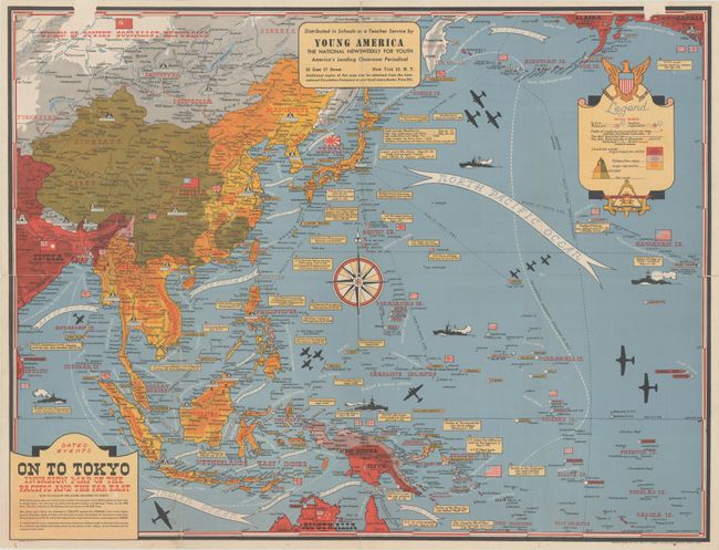Dated Events - On to Tokyo - Invasion Map of the Pacific and Far East