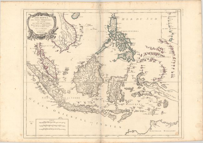 Archipel des Indes Orientales, qui Comprend les Isles de la Sonde, Moluques et Philippines, Tirees des Cartes du Neptune Oriental