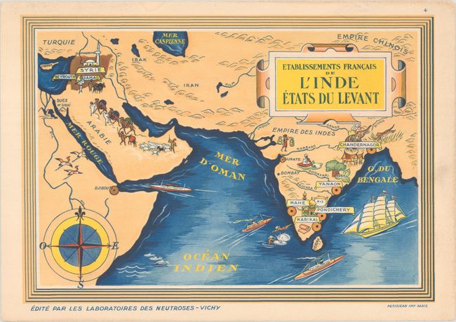 Etablissements Francais de l'Inde Etats du Levant