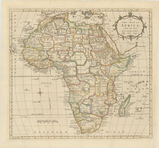 A New Map of Africa, from the Best Authorities