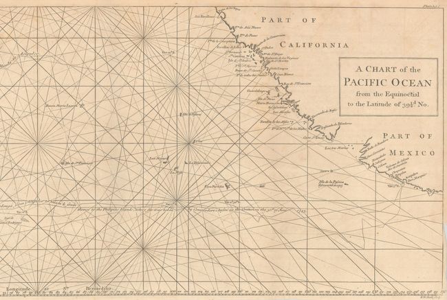 A Chart of the Pacific Ocean from the Equinoctial to the Latitude of 39 1/2d No.