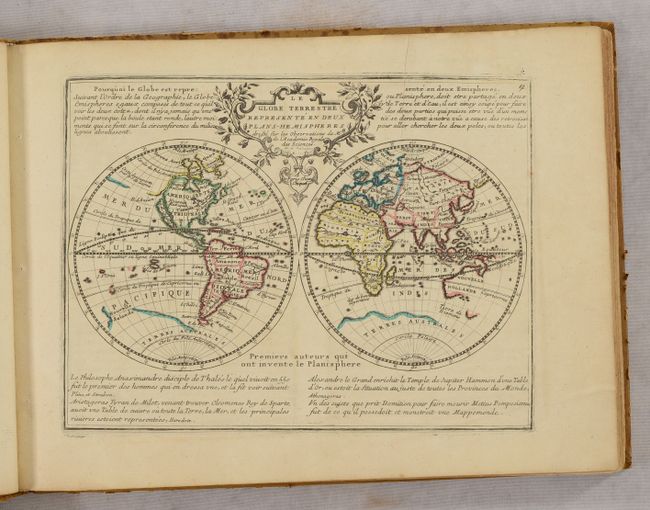 [3 works in 1 volume] Le Nouveau et Curieux Atlas Geographique et Historique, ou le Divertissement des Empereurs, Roys, et Princes... [and] Nouveau Atlas Francois [and] Les Veritables Portrais des Roys de France