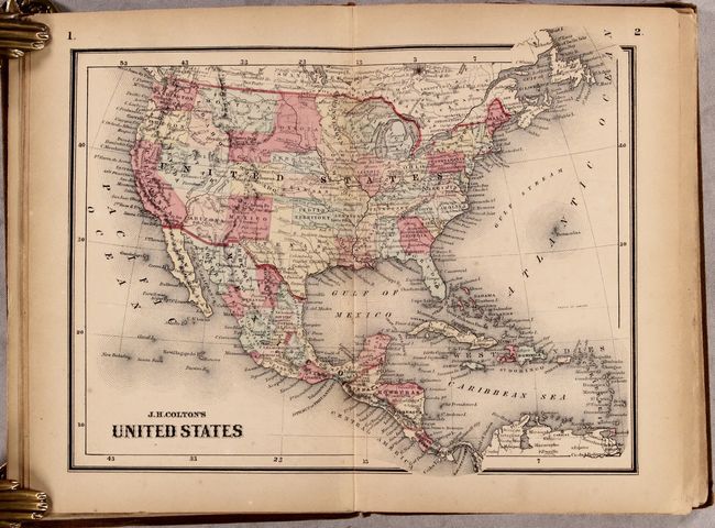 Colton's Condensed Octavo Atlas of the Union: Containing Maps of All the States and Territories of the United States of America