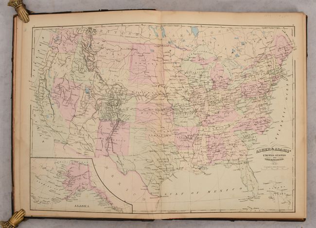 Asher & Adams' New Statistical and Topographical Atlas of the United States. With Maps Showing the Dominion of Canada, Europe and the World...