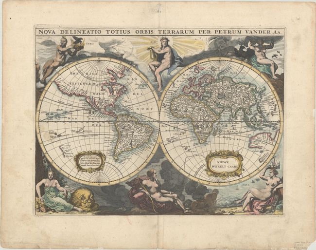 Nova Delineatio Totius Orbis Terrarum Per Petrum Vander Aa