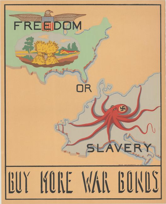 Freedom or Slavery - Buy More War Bonds