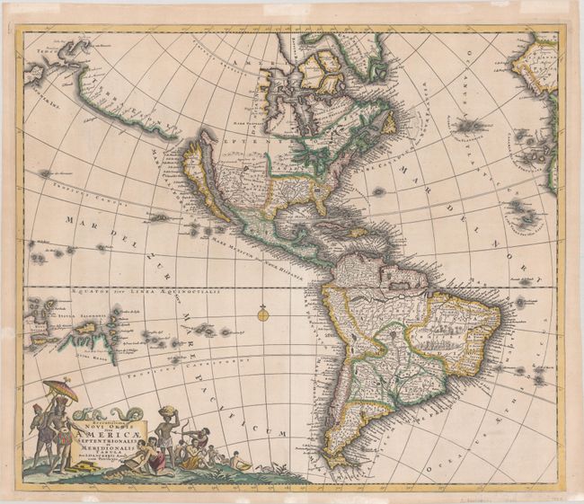 Recentissima Novi Orbis sive Americae Septentrionalis et Meridionalis Tabula