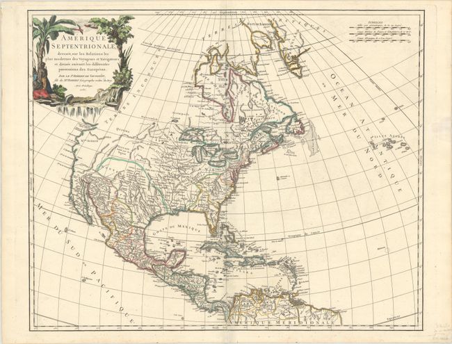 Amerique Septentrionale, Dressee, sur les Relations les Plus Modernes des Voyageurs et Navigateurs, et Divisee Suivant les Differentes Possessions des Europeens