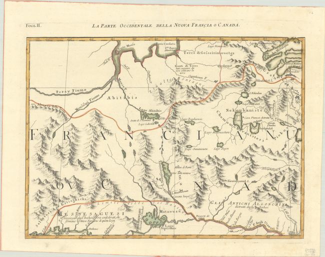 La Parte Occidentale della Nuova Francia o Canada
