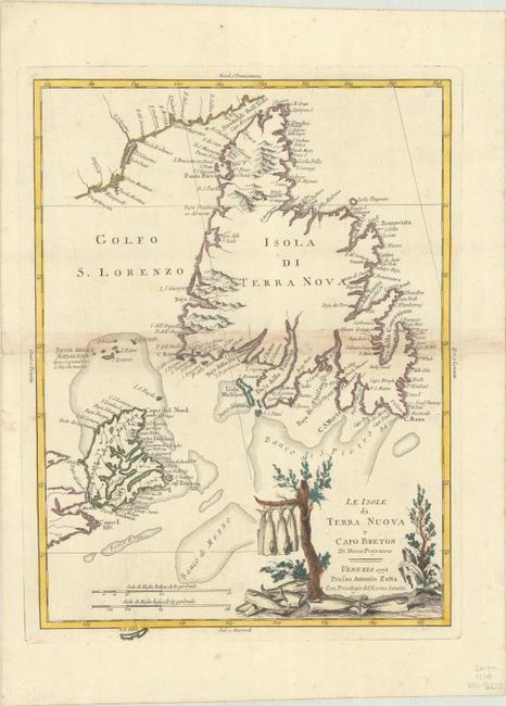Le Isole di Terra Nuova e Capo Breton di Nuova Projezione