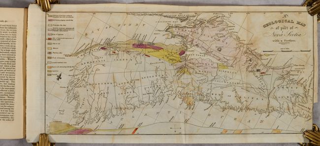 [Map with Report] A Geological Map of Part of Nova Scotia with a Section [with] The American Journal of Science, &c., Vol. XIV. - No. 2.
