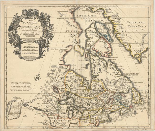Carte du Canada ou de la Nouvelle France et des Decouvertes qui y ont ete Faites...