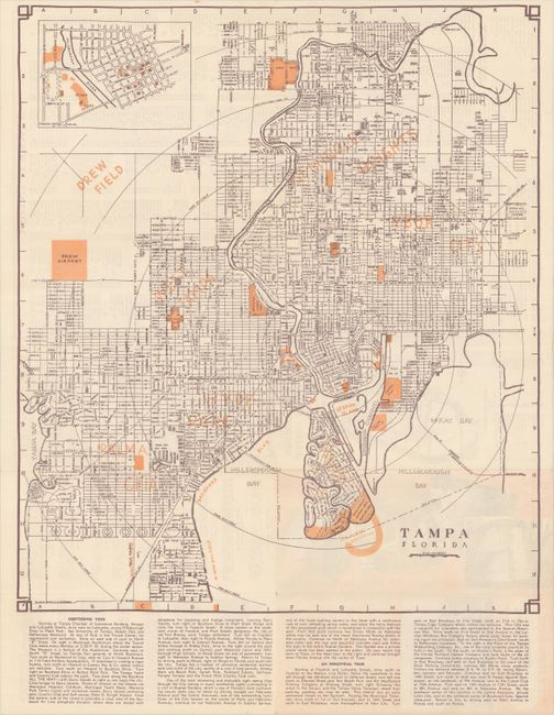 Official Map of the City of Tampa Florida and Vicinity