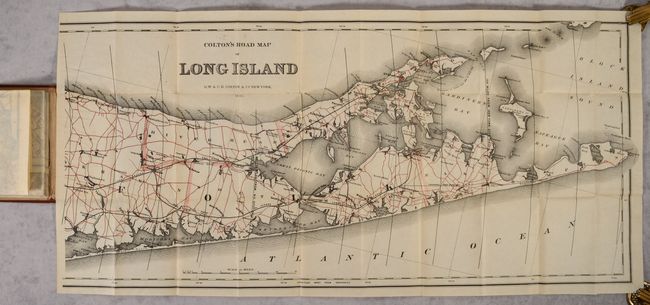 [Lot of 2] Colton's Road Map of Long Island [and] Hammond's Auto Route Map of Long Island