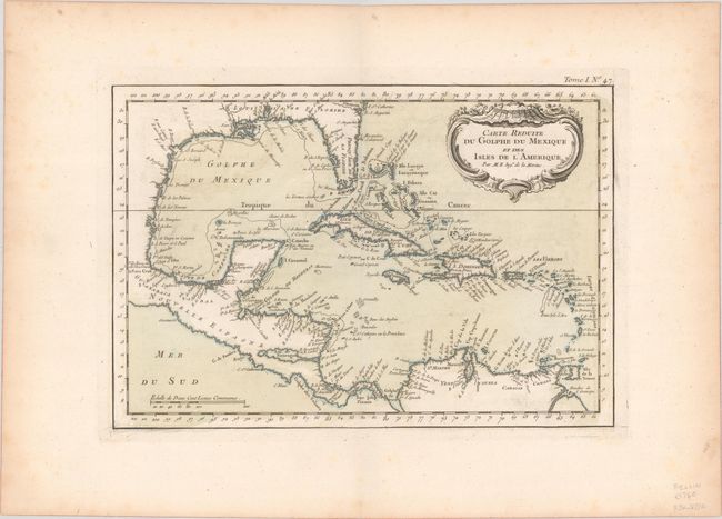 Carte Reduite du Golphe du Mexique et des Isles de l'Amerique