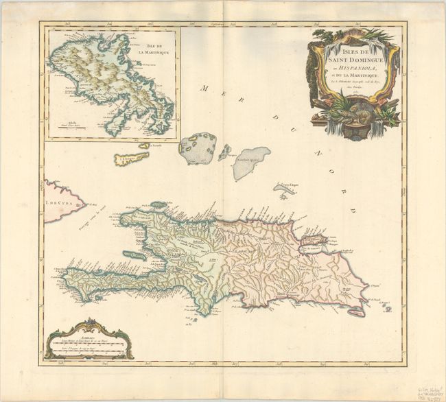 Isles de Saint Domingue ou Hispaniola, et de la Martinique