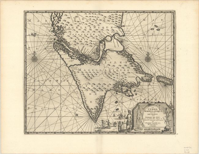 La Terre Magellanique, avec son Detroit et la Terre de Feu, avec ses Petites Iles, Bayes et Rivieres...