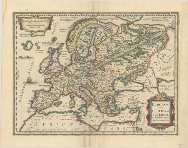 Europam sive Celticam Veterem, sic Describere Conabar Abrahamus Ortelius