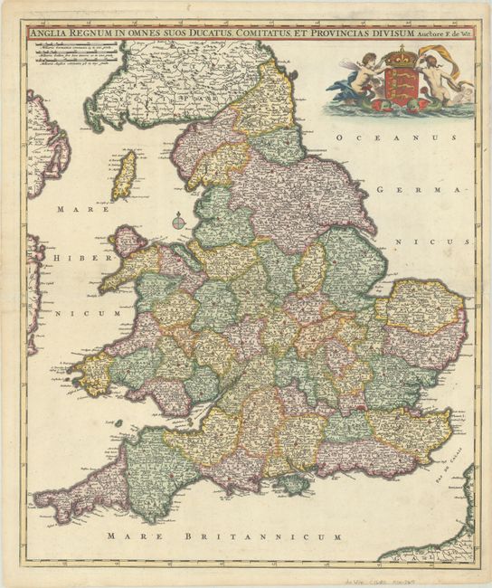 Anglia Regnum in Omnes Suos Ducatus, Comitatus, et Provincias Divisum
