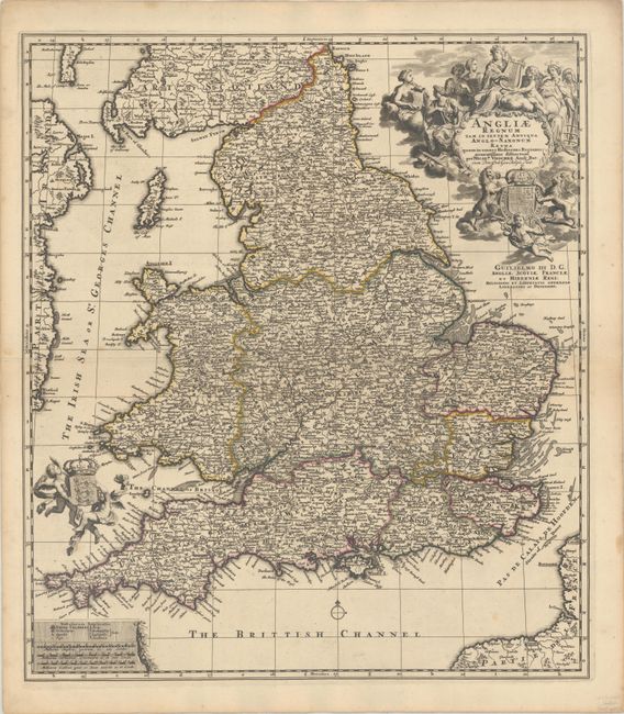 Angliae Regnum tam in Septem Antiqua Anglo-Saxonum Regna quam in Omnes Hodiernas Regiones Accuratissime Distinctum