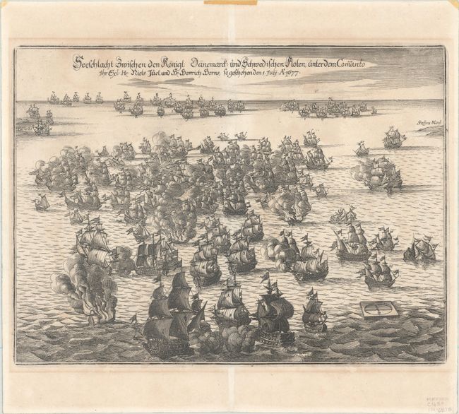 Seeschlacht Zwischen den Konigl: Danemark: und Schwedischen Floten  1677