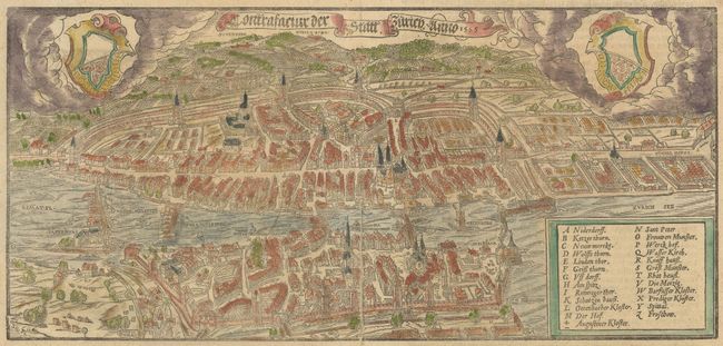Contrafactur der Statt Zurich Anno 1595