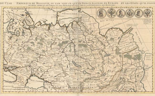 Carte Generale des Etats du Czar Empereur de Moscovie ou l'on voit ce que ce Prince Possede en Europe...