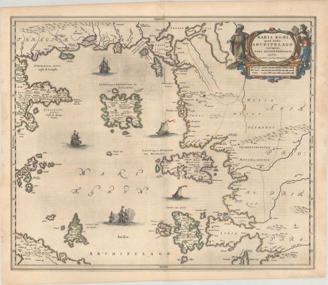 Maris Aegaei, quod Hodie Archipelago Nuncupatur, Pars Septentrionalis. Auctore Ioanne Lavrenbergio