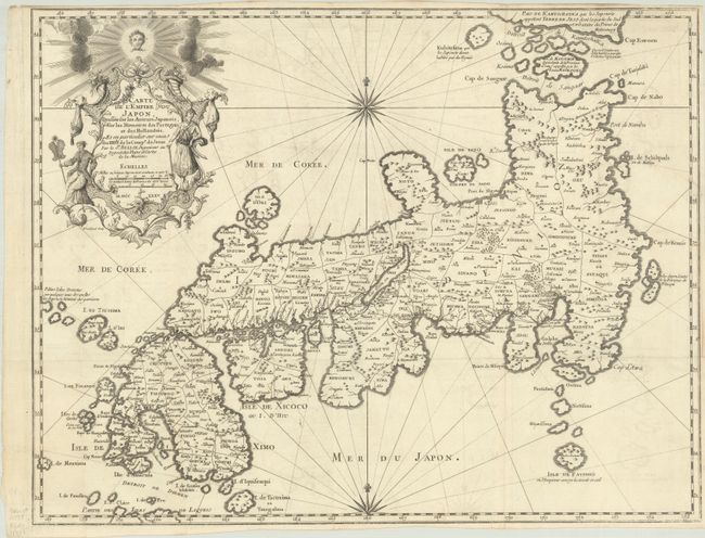 Carte de l'Empire du Japon, Dressee sur les Auteurs Japonois, sur les Memoires des Portugais et des Hollandois...