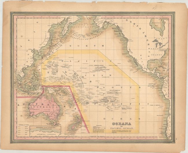 [Lot of 2] Oceana or Pacific Ocean [and] Map of Oceanica, Exhibiting Its Various Divisions, Island Groups &c.