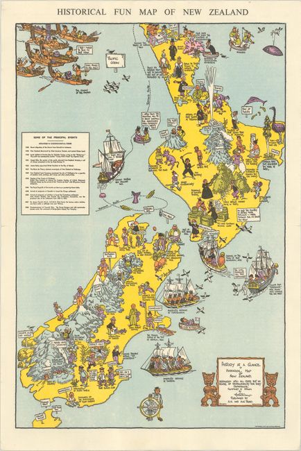 History at a Glance. Historical Map of New Zealand