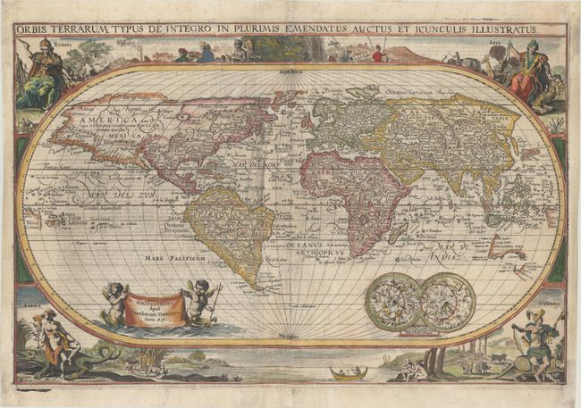 Orbis Terrarum Typus de Integro in Plurimis Emendatus Auctus et Icunculis Illustratus