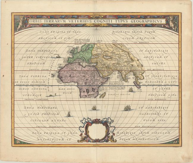 Orbis Terrarum Veteribus Cogniti Typus Geographicus