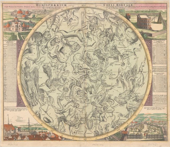 Hemisphaerium Coeli Boreale in quo Fixarum Loca Secundum Eclipticae Ductum ad Anum 1730...