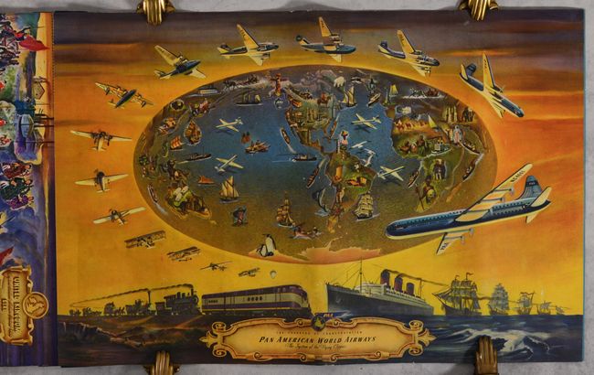 [On 14 Sheets - Pan American World Airways' Map Calendar for 1946] A World of Neighbors