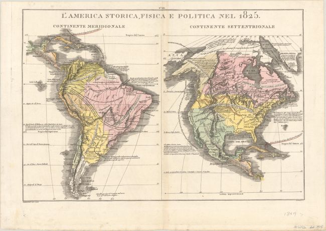 L'America Storica, Fisica e Politica nel 1825