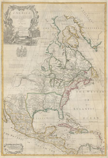 North America Corrected from the Observations Communicated to the Royal Society at London, and the Royal Academy at Paris