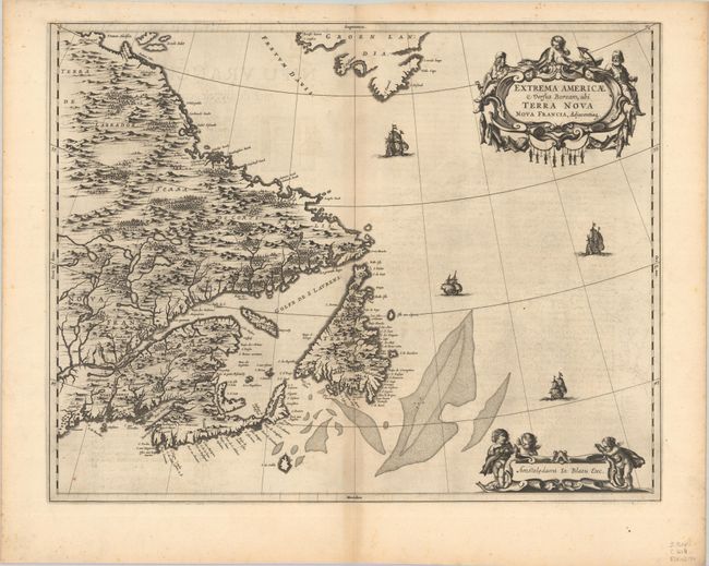 Extrema Americae Versus Boream, ubi Terra Nova Nova Francia, Adjacentiaq