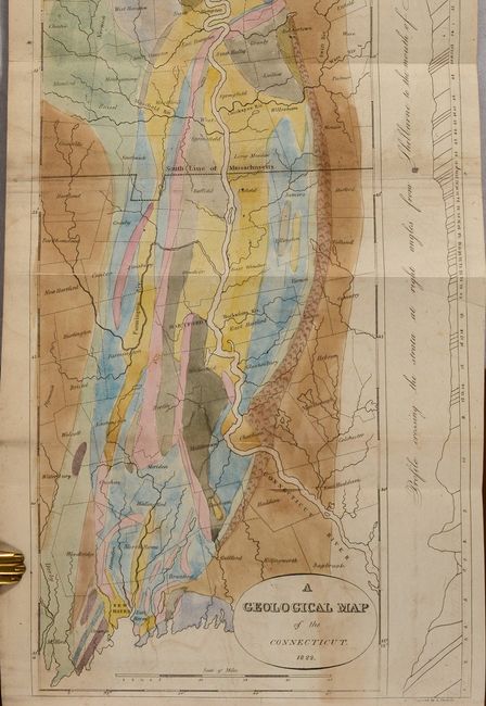 [Map in Book] A Geological Map of the Connecticut [in] The American Journal of Science, and Arts ... Vol. VI...