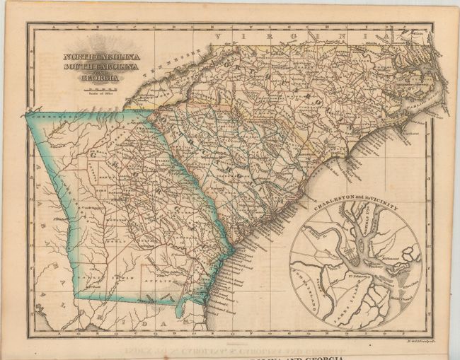 "North Carolina South Carolina and" by Morse, ca. 1823