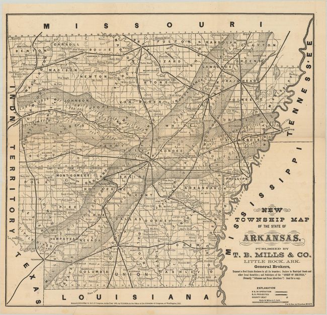 [3 Maps in Book] A History of the North-Western Editorial Excursion to Arkansas...