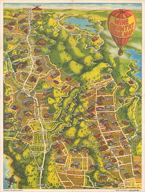 Wine Country Tour Map