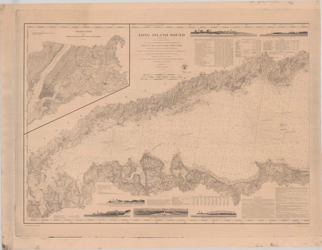Long Island Sound (Western Sheet) from a Trigonometrical Survey...