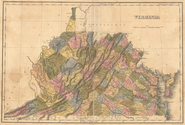 Geographical, Statistical, and Historical Map of Virginia