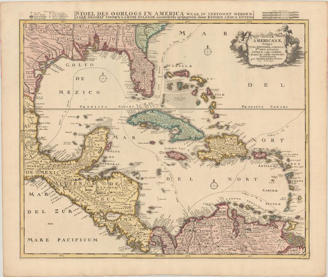 Insulae Americanae Nempe: Cuba, Hispaniola. Iamaica. Pto Rico. Lucania. Antillae Vulgo Caribae. Barlo-Et Sotto-Vento. Etc.