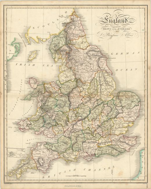 England Drawn and Engraved for Dr. Playfair's Atlas